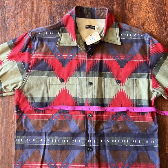 Aztec print button up - Picture 5 of 7